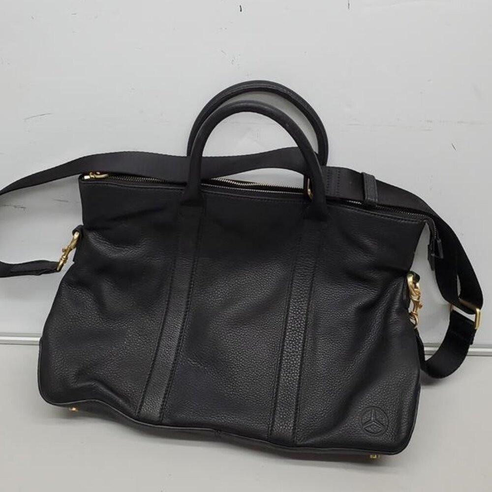 Mercedes-Benz BREE Leather Tote w/ Gold Hardware